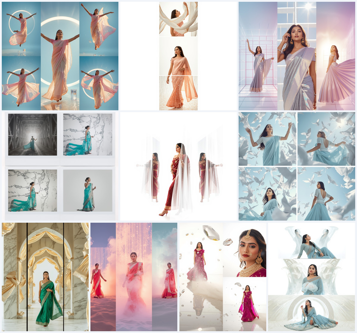 10+ Traditional Handloom Saree AI Prompts to Generate Luminous Cultural Photos with Pure Lite Design