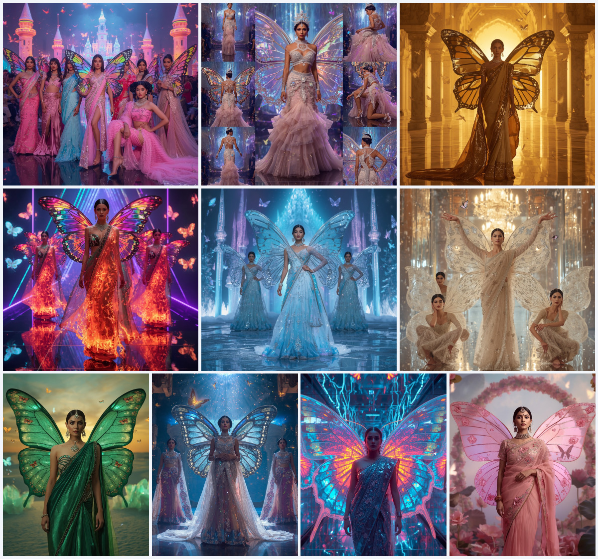 10+ Velvet Devore Modern Saree AI Prompts to Generate Luminous Image Prompt Styles via Gemini, Grok, and ChatGPT
