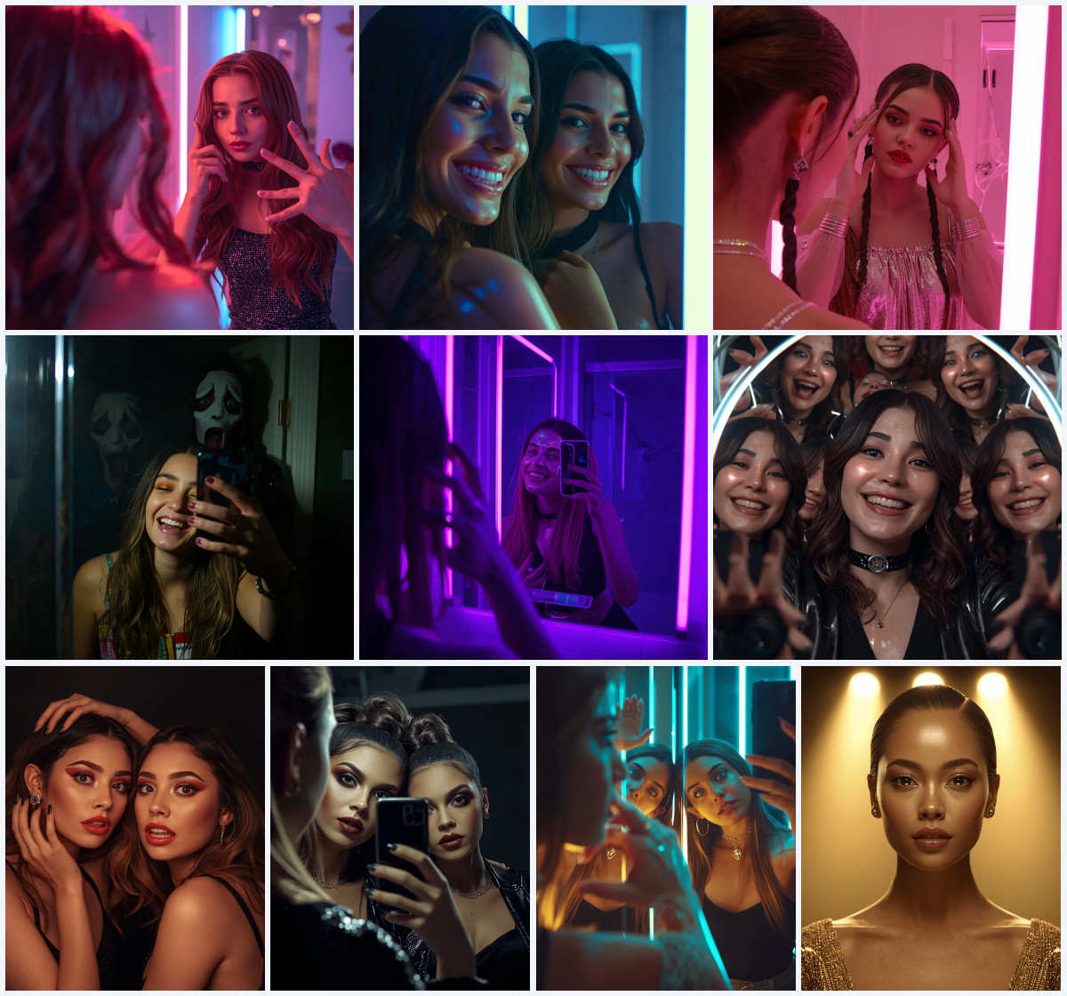 Stylish Women Dress Photo Prompt with Trendy Fashion and Influencer Vibes