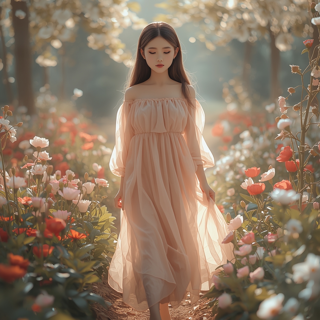Dreamy Garden Muse – Cute Fantasy Style | Ai Photo Prompt