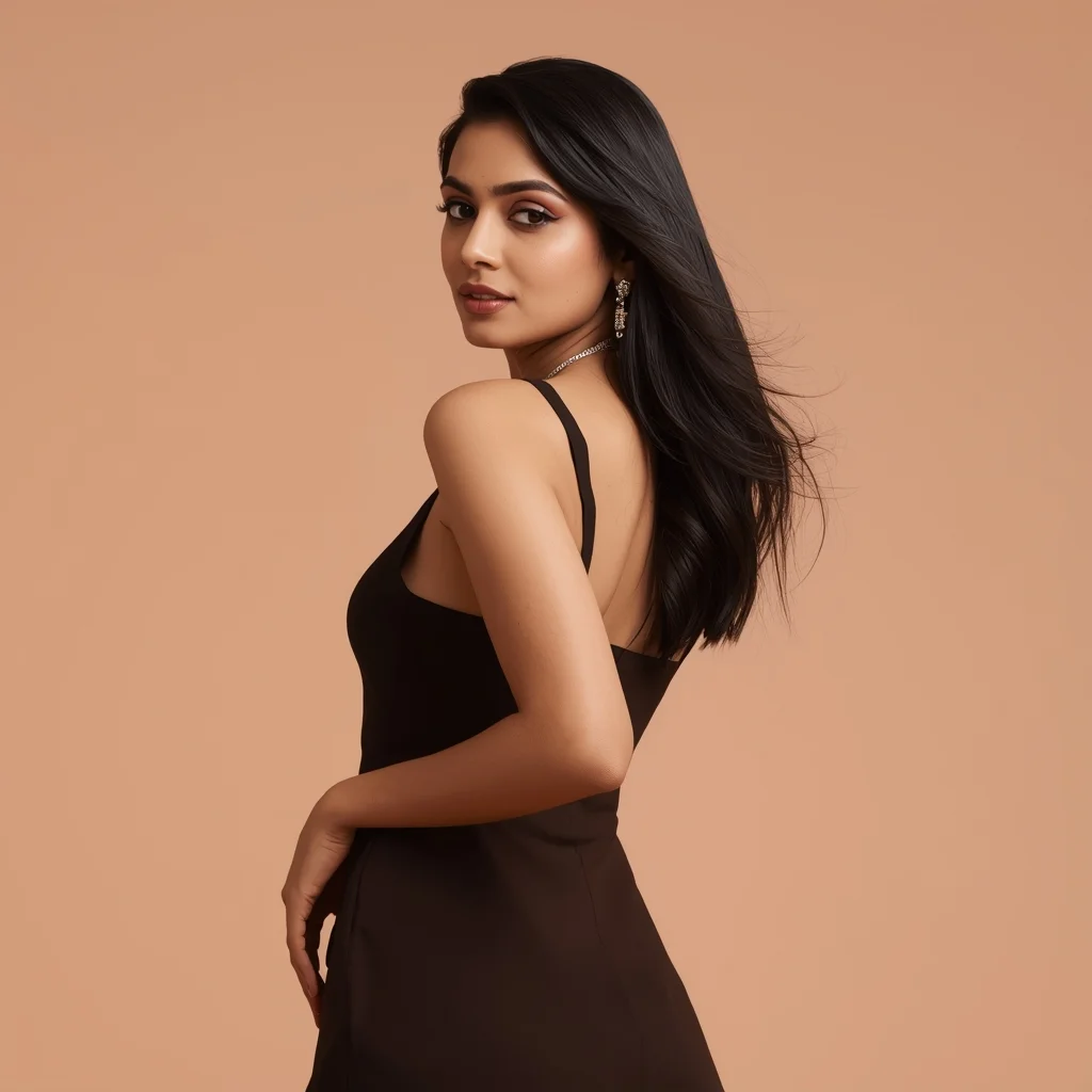 Enigmatic Elegance in Timeless Black | Latest Gemini Ai Prompt - Woman Pose AI Image Prompt