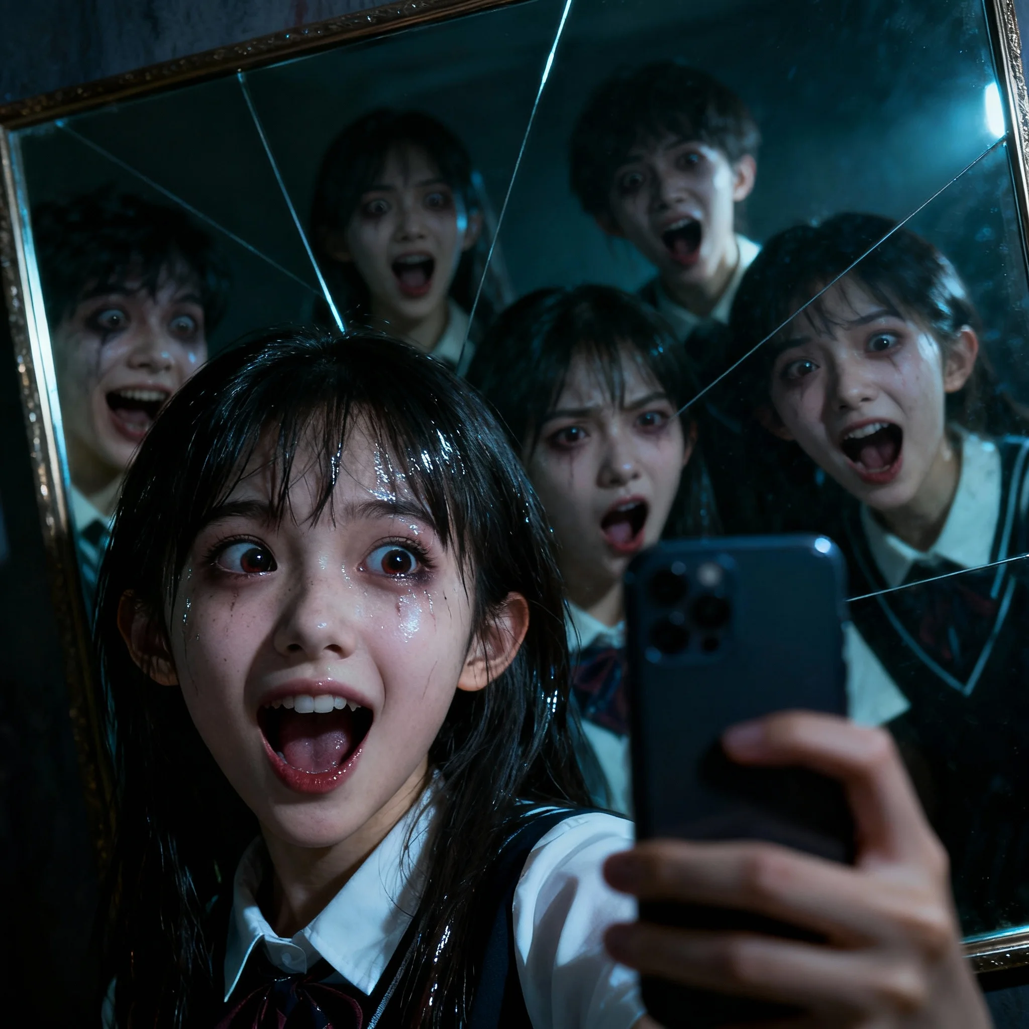 One Girl, Too Many Reflections | Social Media Prompt