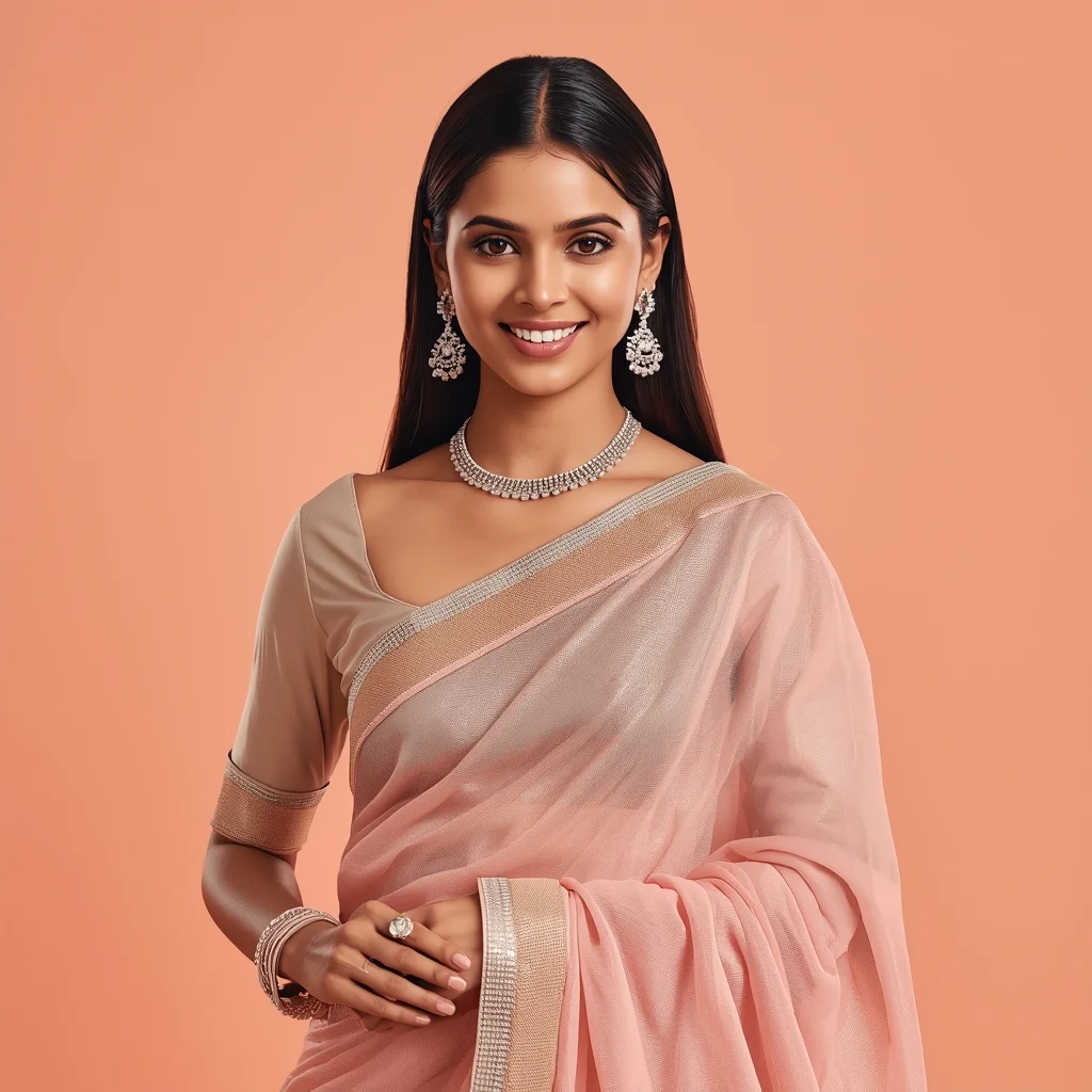 Stylish Party Wear Saree for Girls – Modern Minimal Glam | Best Photorealistic Ai Prompt